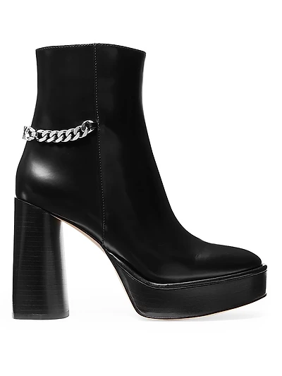 Carlisle 110MM Leather Platform Booties