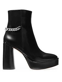 Carlisle 110MM Leather Platform Booties