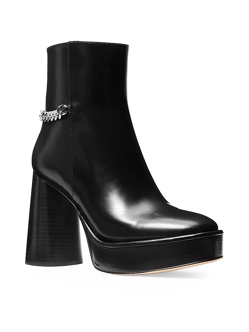 Carlisle 110MM Leather Platform Booties