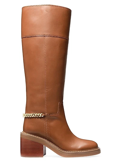 Carlisle 75MM Leather Knee-High Boots