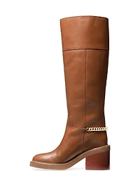 Carlisle 75MM Leather Knee-High Boots