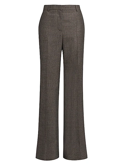 Wool Wide-Leg Trousers