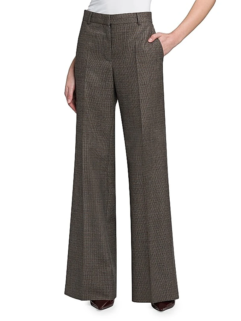 Wool Wide-Leg Trousers