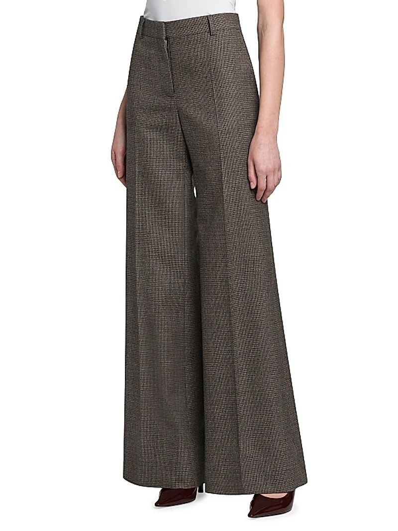 Wool Wide-Leg Trousers