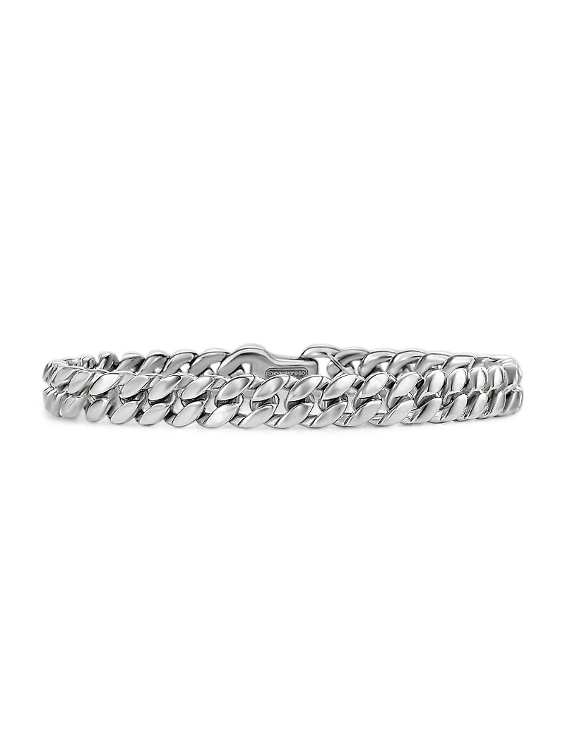Curb Chain Bracelet Platinum