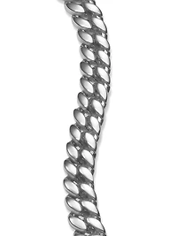 Curb Chain Bracelet Platinum