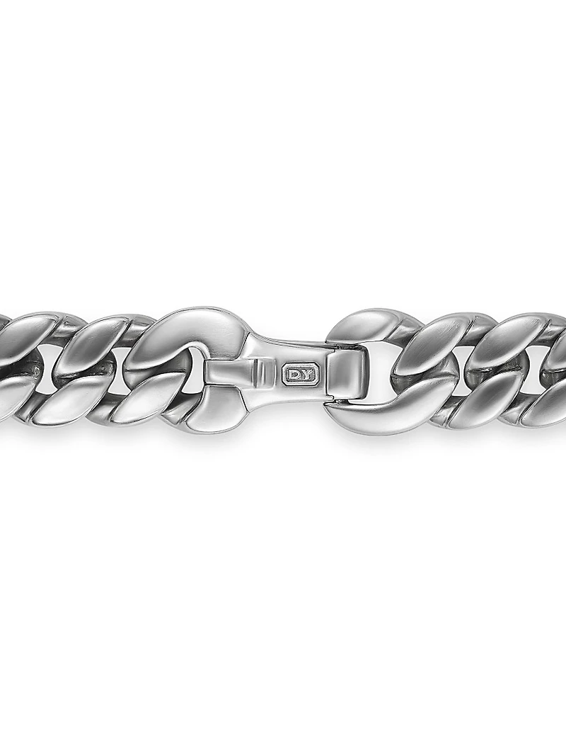 Curb Chain Bracelet Platinum