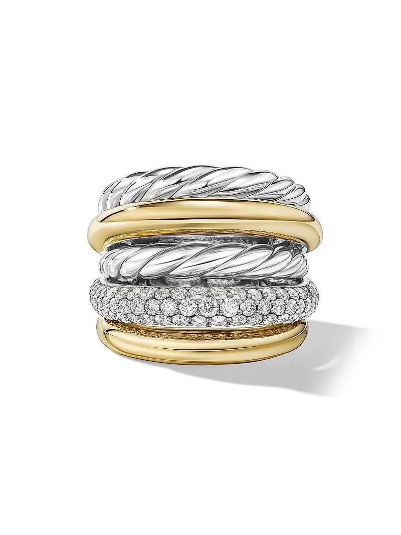 DY Mercer™ Multi Row Ring Sterling Silver