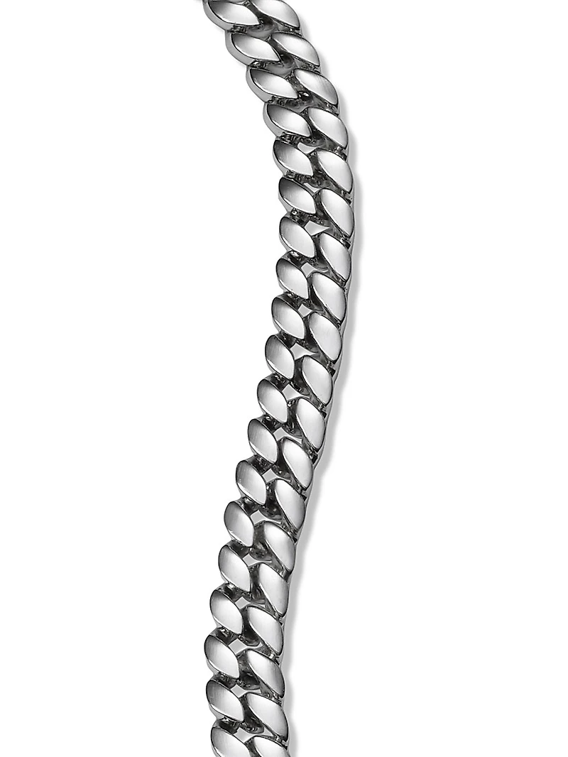 Curb Chain Bracelet Platinum