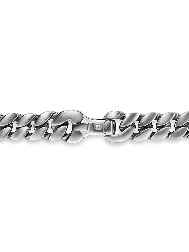 Curb Chain Bracelet Platinum