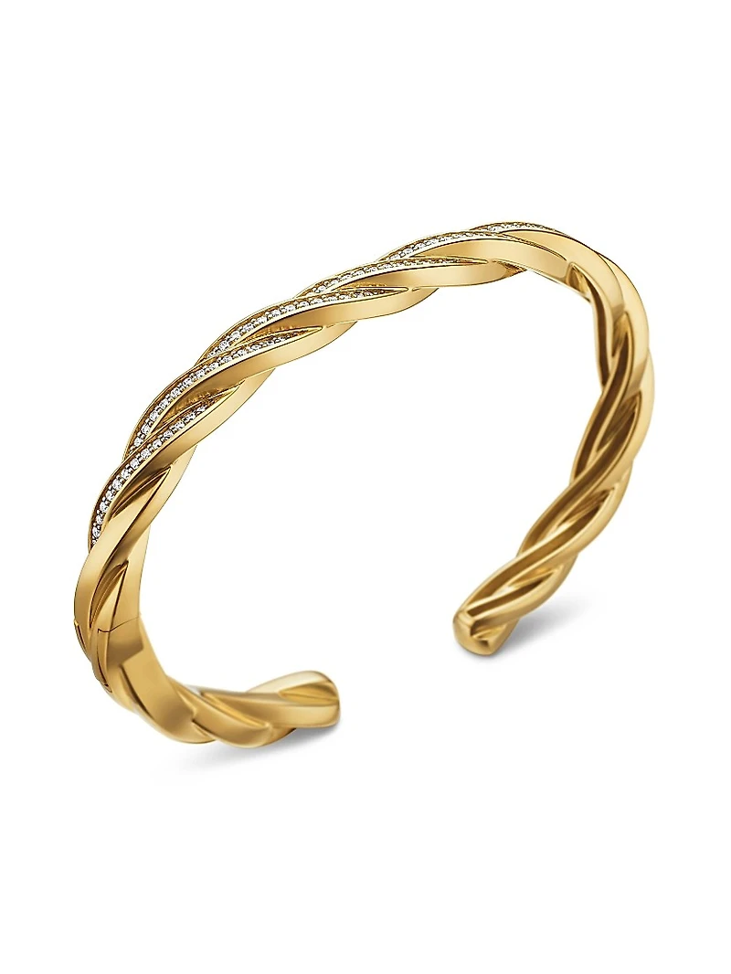 Helios Cuff Bracelet 18K Yellow Gold