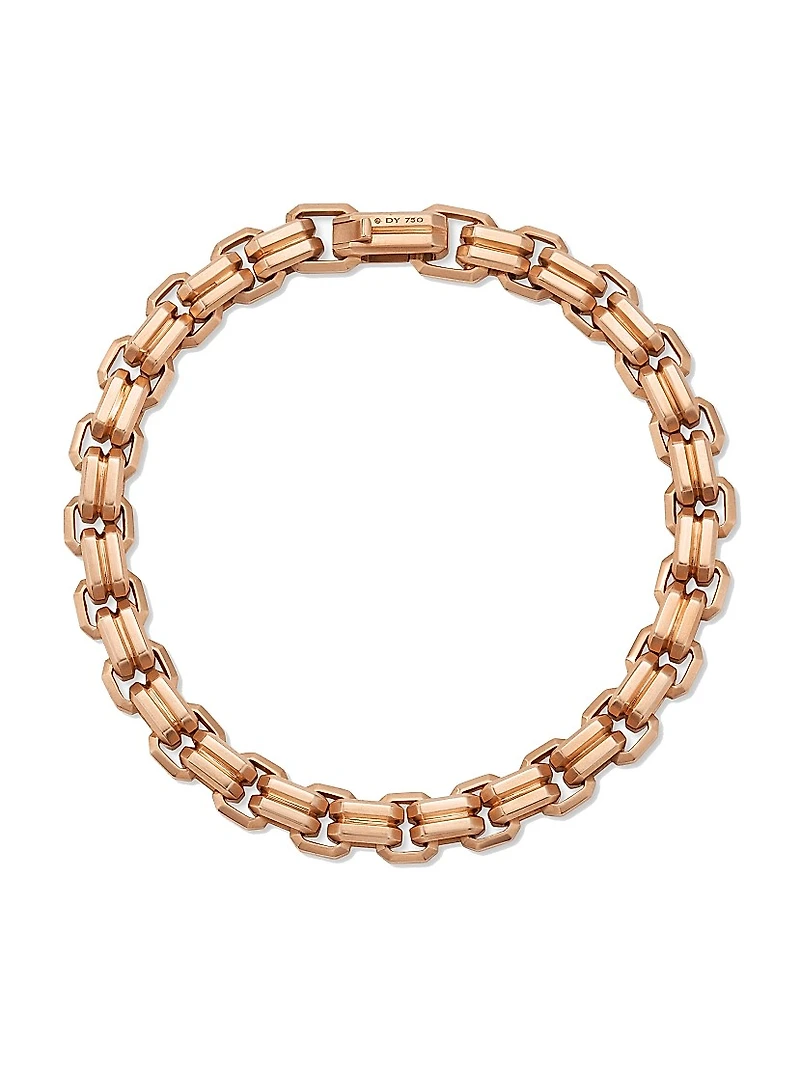 Streamline Double Heirloom Link Bracelet in 18K Rose Gold, 8MM