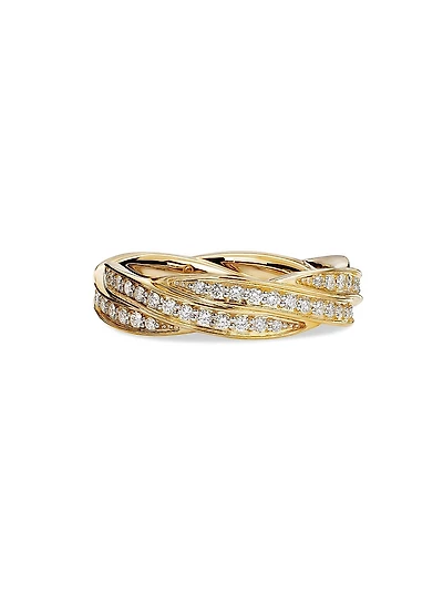 DY Helios⿢ Band Ring 18K Yellow Gold