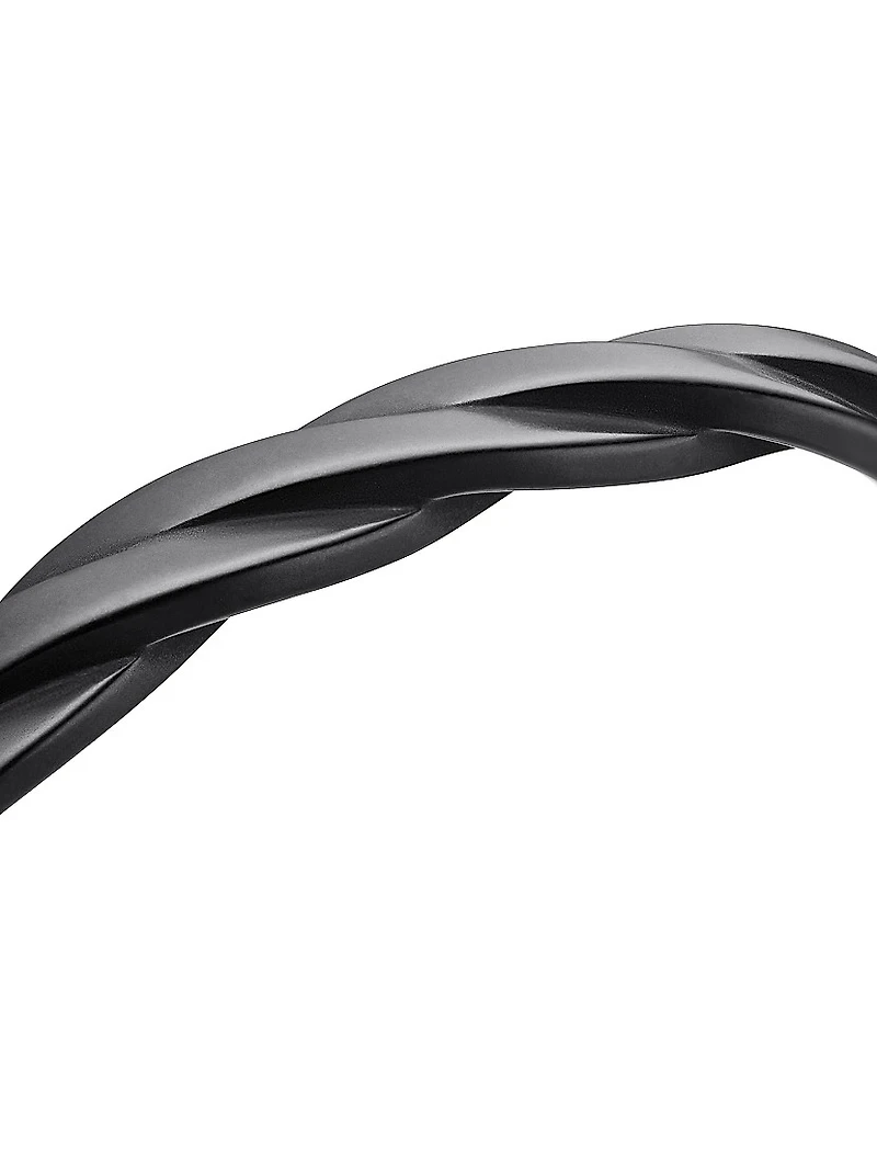 DY Helios Cuff Bracelet Black Titanium, 9MM