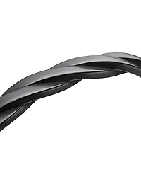 DY Helios Cuff Bracelet Black Titanium, 9MM