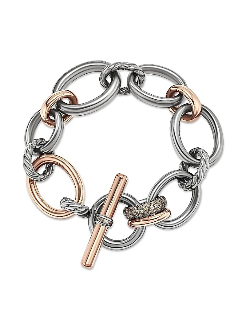 DY Mercer™ Melange Chain Bracelet in Sterling Silver