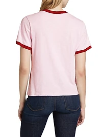 Paris New York Ringer T-Shirt