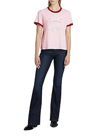 Paris New York Ringer T-Shirt