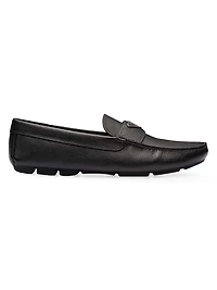 Men's Saffiano Leather Driver Loafers