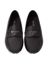 Men's Saffiano Leather Driver Loafers