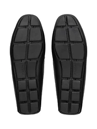 Men's Saffiano Leather Driver Loafers