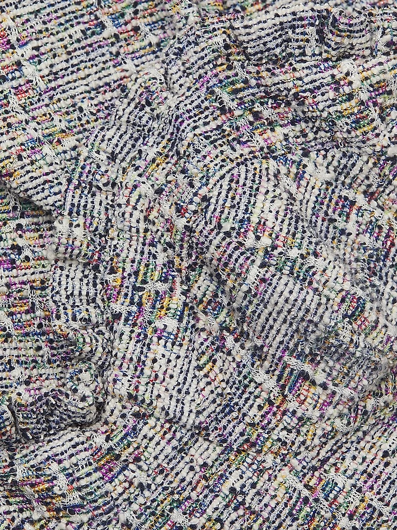 Selene Boned Tweed Midi-Dress