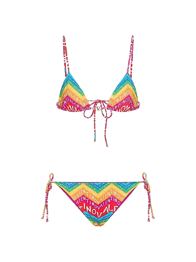 Chevron Lycra Bikini 24