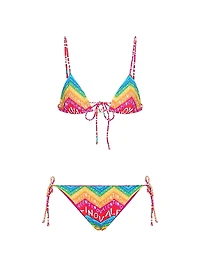 Chevron Lycra Bikini 24