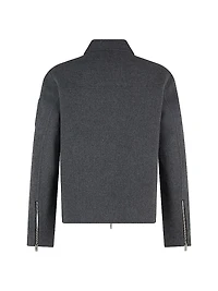 Jacque Wool-Cashmere-Silk Jacket
