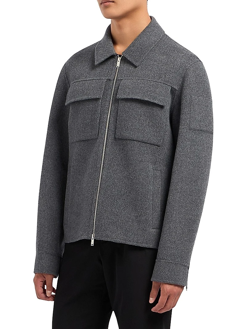 Jacque Wool-Cashmere-Silk Jacket