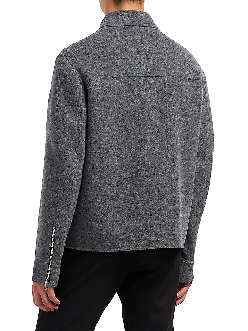 Jacque Wool-Cashmere-Silk Jacket