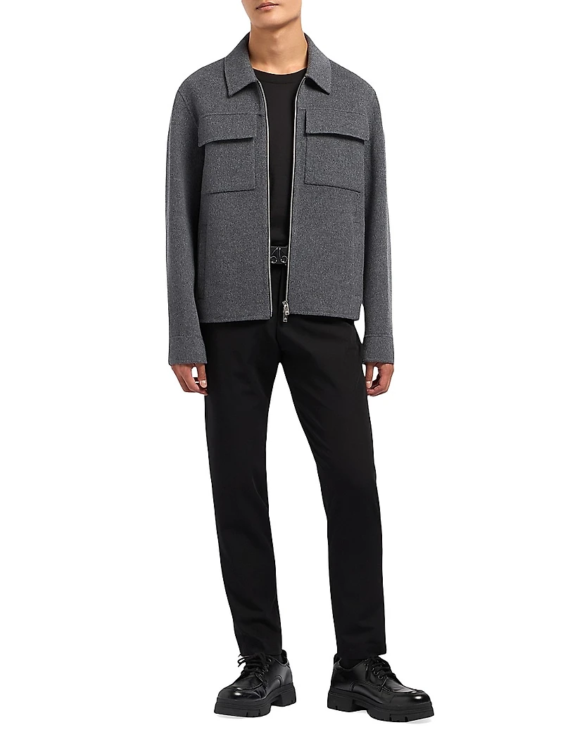 Jacque Wool-Cashmere-Silk Jacket