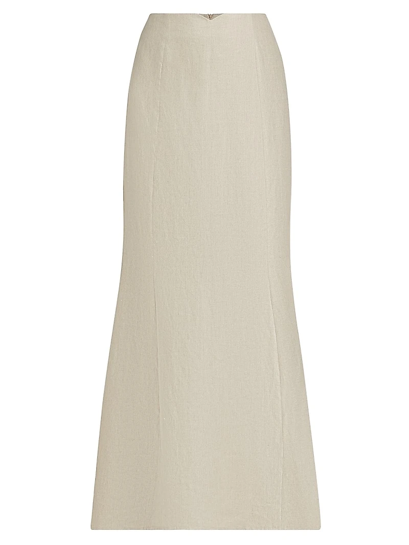 Frida Linen Maxi Skirt