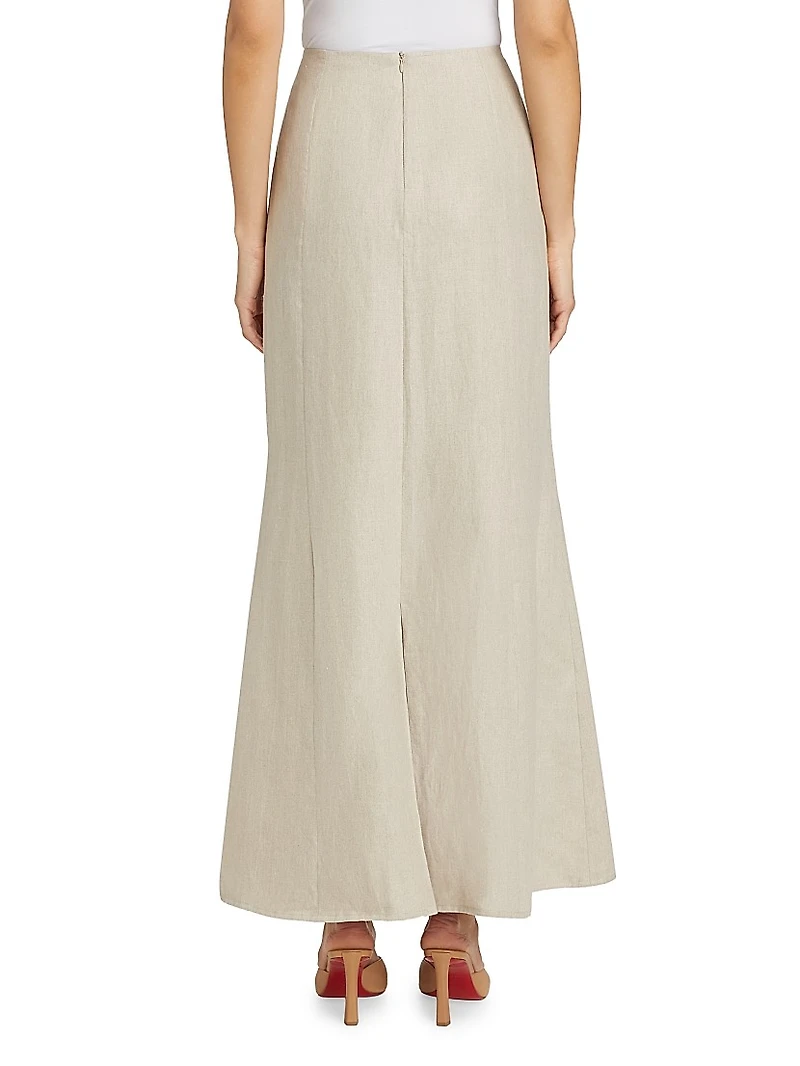 Frida Linen Maxi Skirt