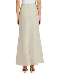 Frida Linen Maxi Skirt