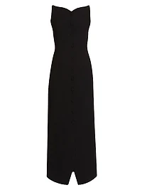 Bianca Twill Midi-Dress