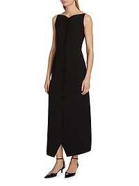 Bianca Twill Midi-Dress