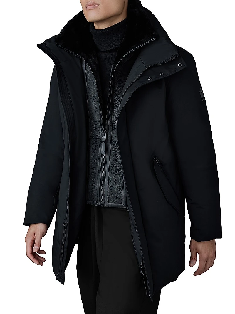 Sullivan 2-In-1 Down Coat With Removable Bib