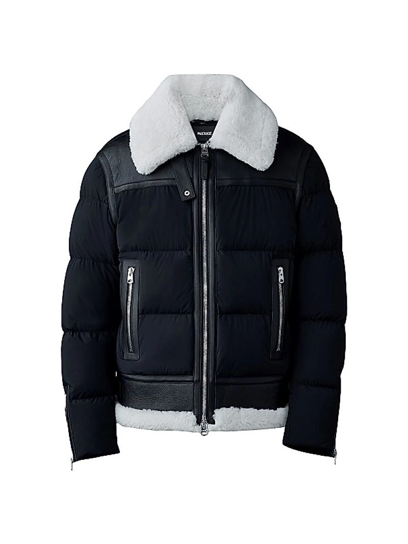 Robert Shearling Down Jacket