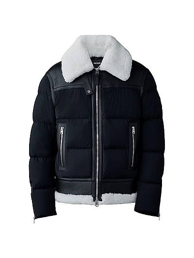 Robert Shearling Down Jacket