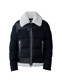 Robert Shearling Down Jacket