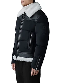 Robert Shearling Down Jacket
