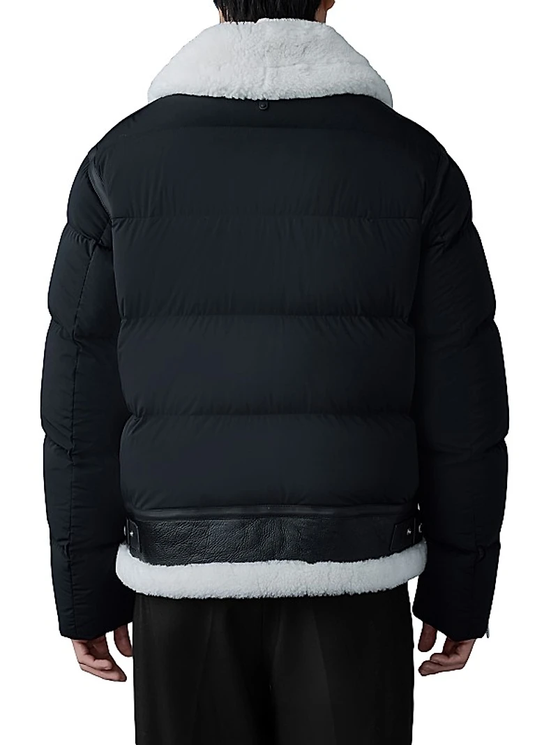 Robert Shearling Down Jacket