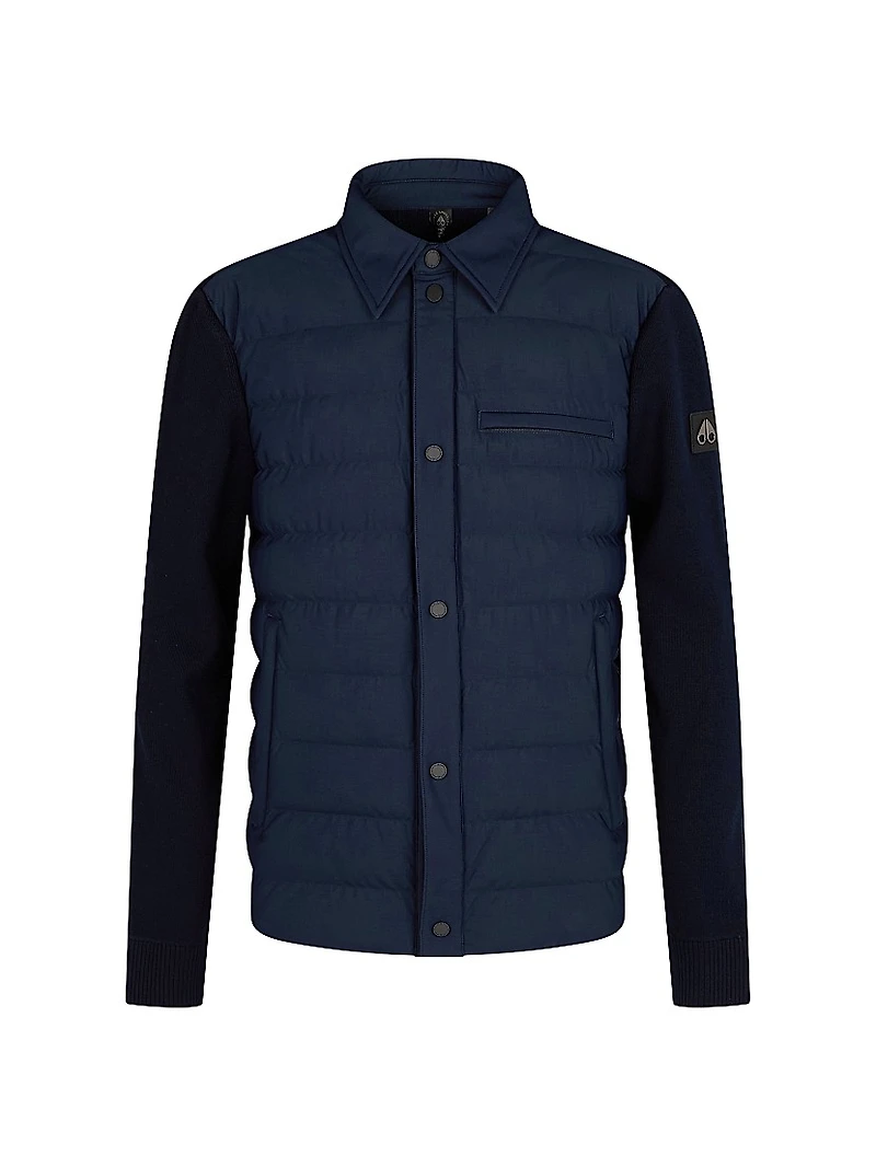 Marble Down Hybrid Shirt Jacket
