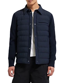 Marble Down Hybrid Shirt Jacket