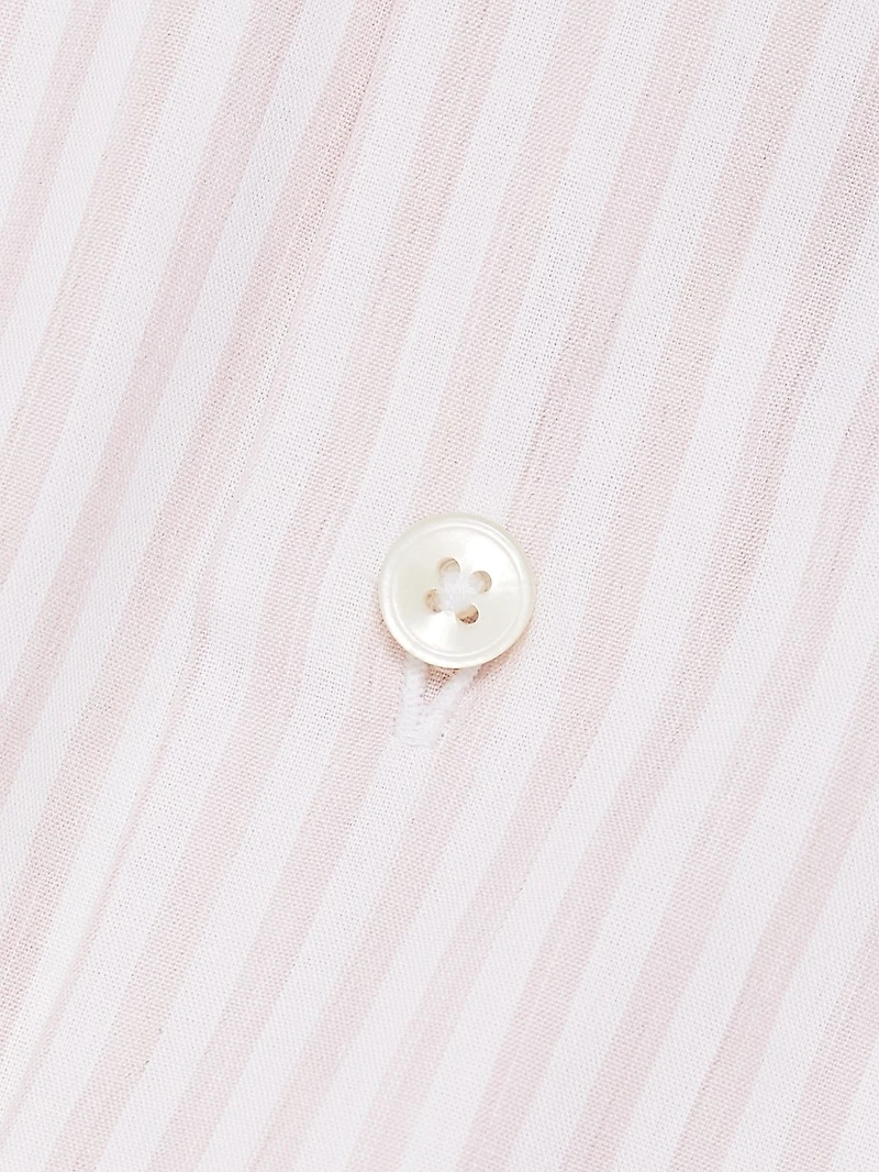 Striped Cotton Dress Shirt