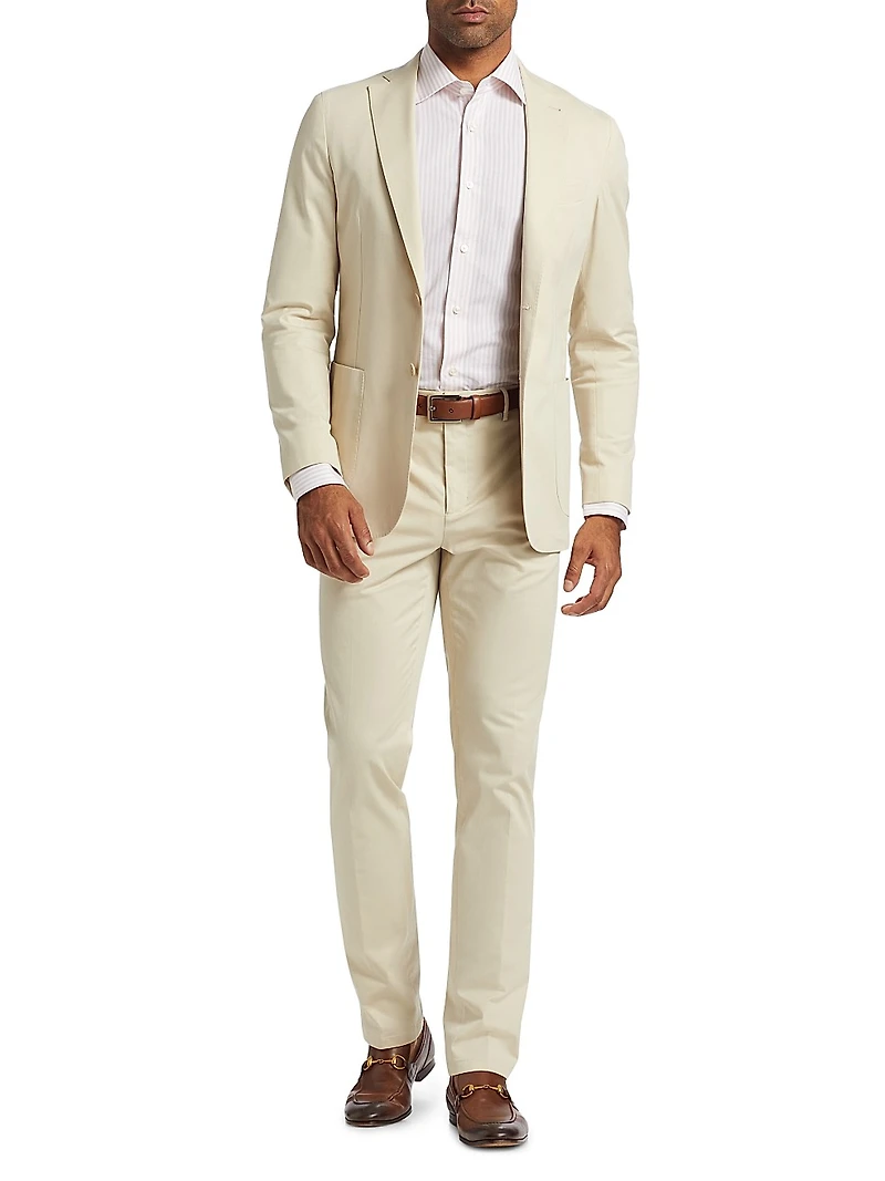 Striped Cotton Dress Shirt