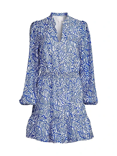 Axton Split-Neck Dress