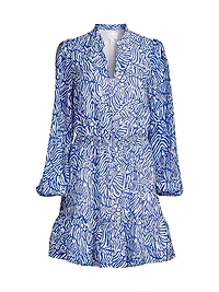 Axton Split-Neck Dress
