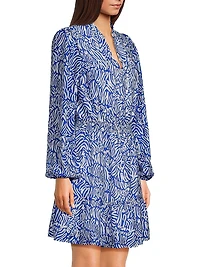 Axton Split-Neck Dress